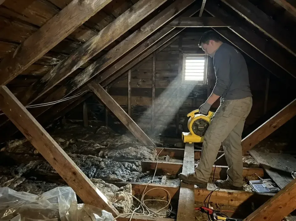 attic-water-damage-drying-proc-007 — frequently asked questions, Emergency Water Extraction & 24/7 Flood Response in Palisad…